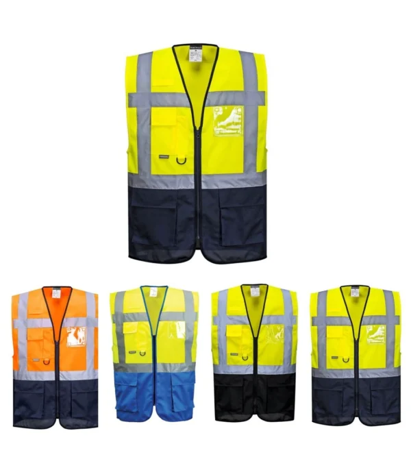 Portwest C476 Warsaw Hi Vis Executive Vest